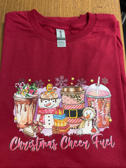 Christmas  T- Shirt  Christmas Cheer Fuel